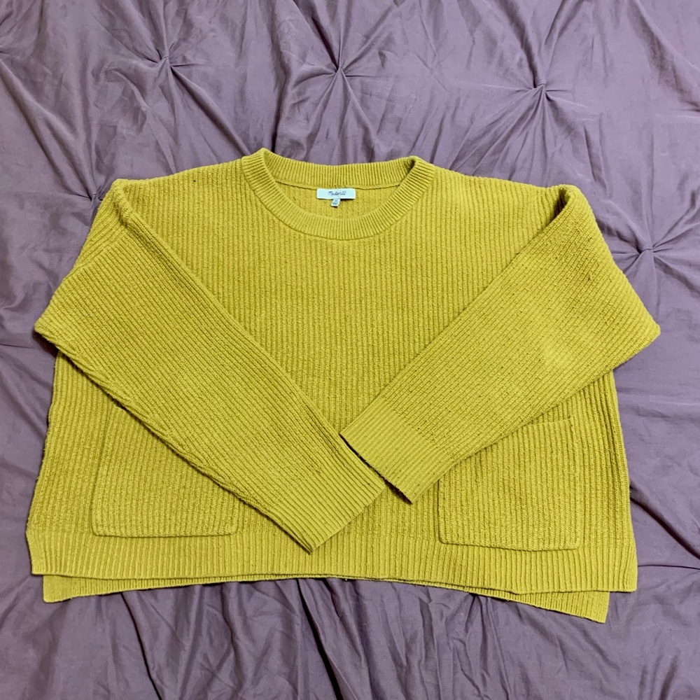 Madewell pocket sweater pull over knit